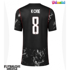 Kanada Ismael Kone #8 Dámské Venkovní Dres MS 2026 Krátký Rukáv